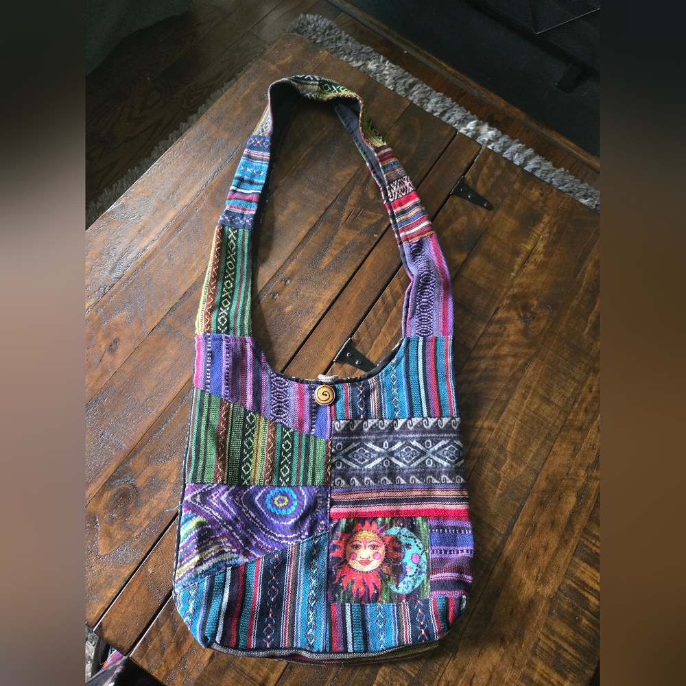 Boho NWOT Hippie Sun Purple Bag
